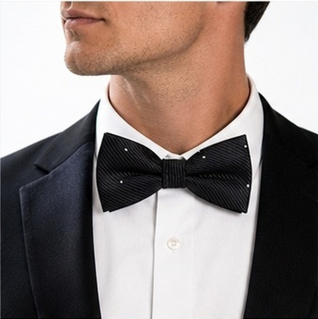 Bow Tie Pre Tied - 10Pcs Children's Pre-Tied Bow Tie Polyester