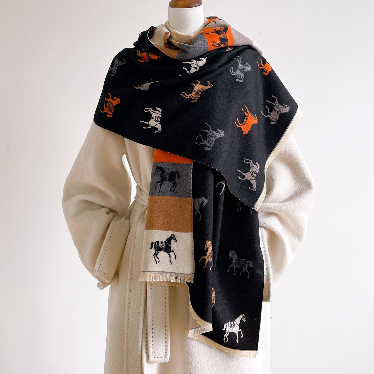 Autumn Winter Scarf Women Pash - đánh giá và giá Woven Scarf Blanket