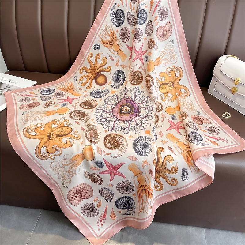 2026 Silk Shawl Square Scarf F - đánh giá và giá Scarf Silk Square